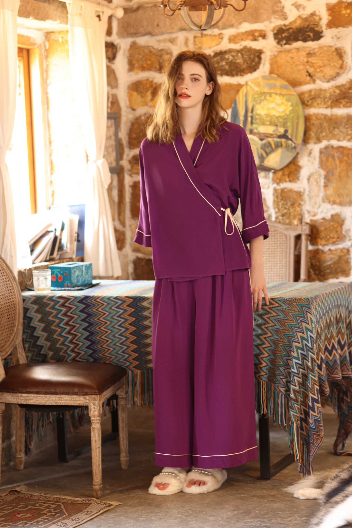 Asnature Mulberry Silk Sleepwear