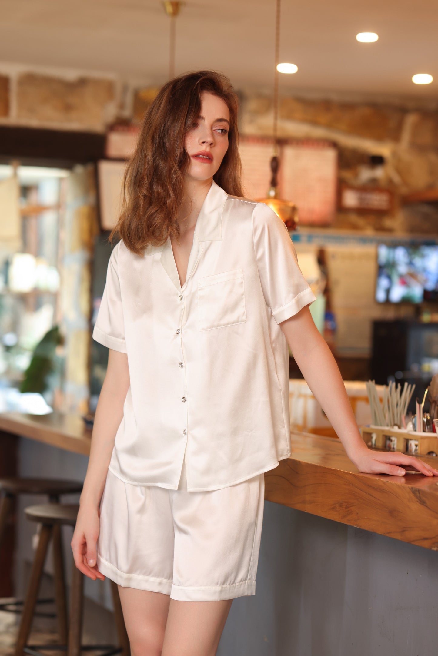 Asnature Mulberry Silk Sleepwear