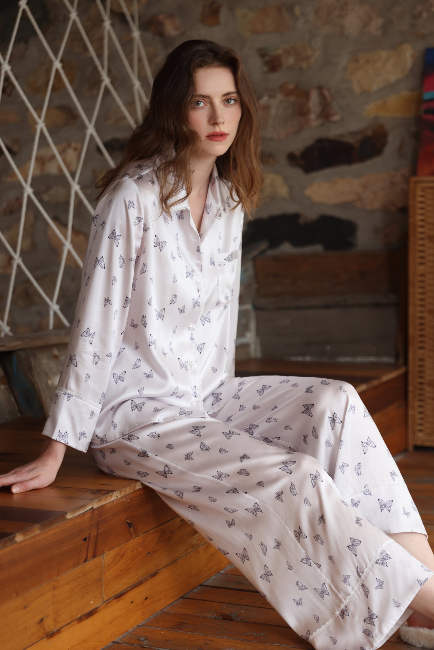 Asnature Mulberry Silk Sleepwear