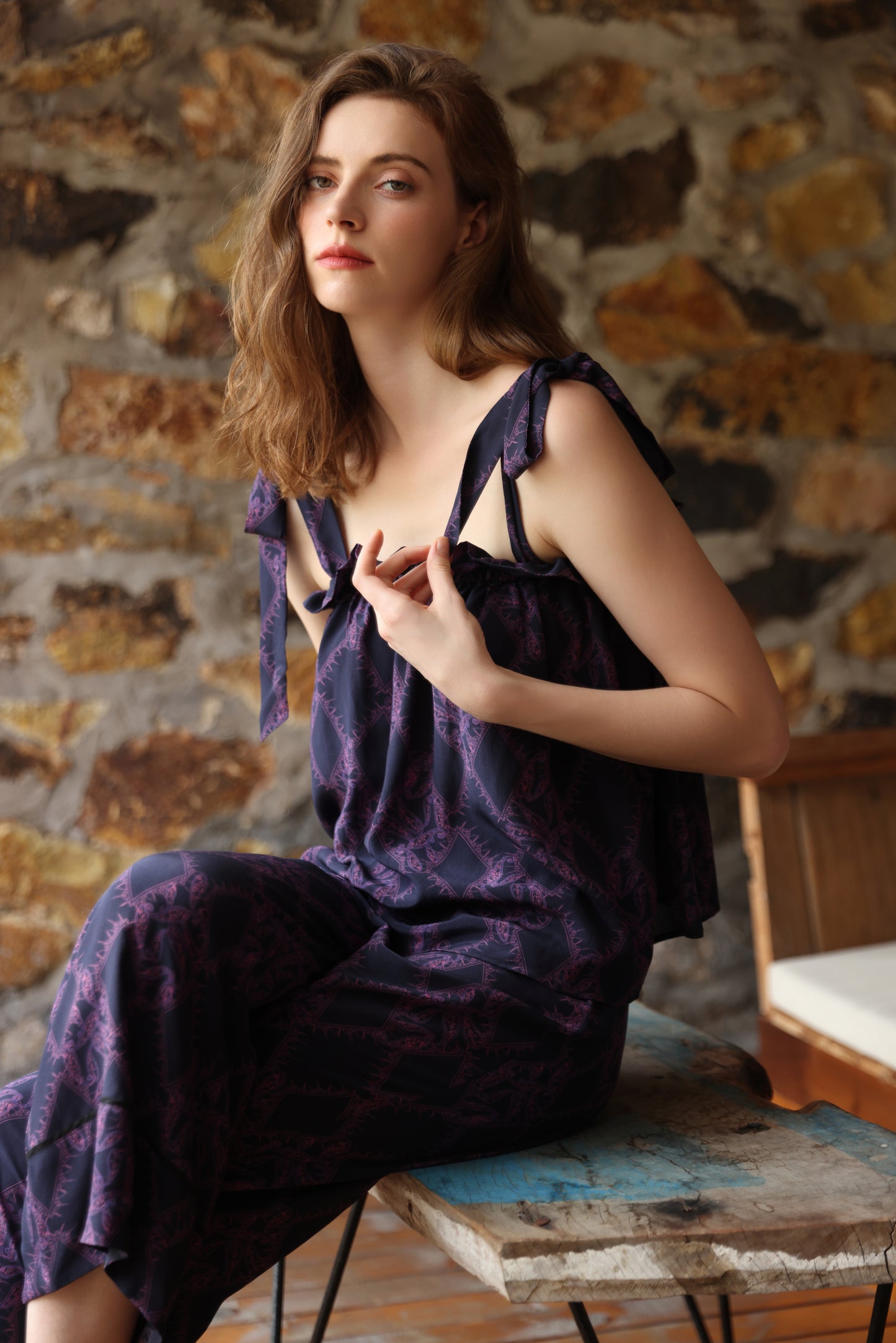 Asnature Mulberry Silk Sleepwear