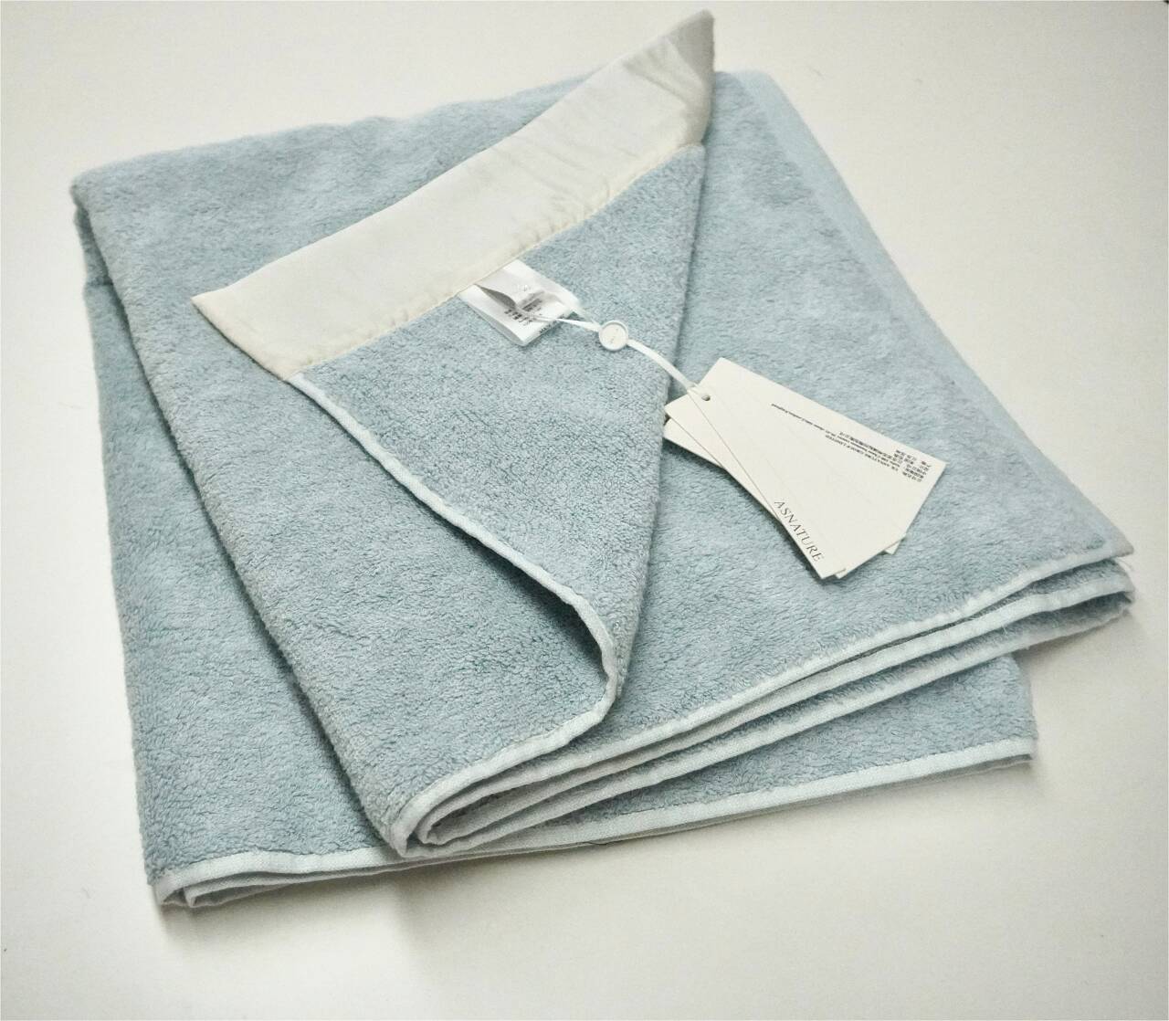 ASNATURE Thickened bath towel with silk edge