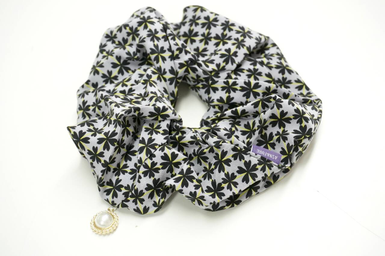 ASNATURE Light and simple with soft silk satin plate hair tie hair ponytail rope leather band woman