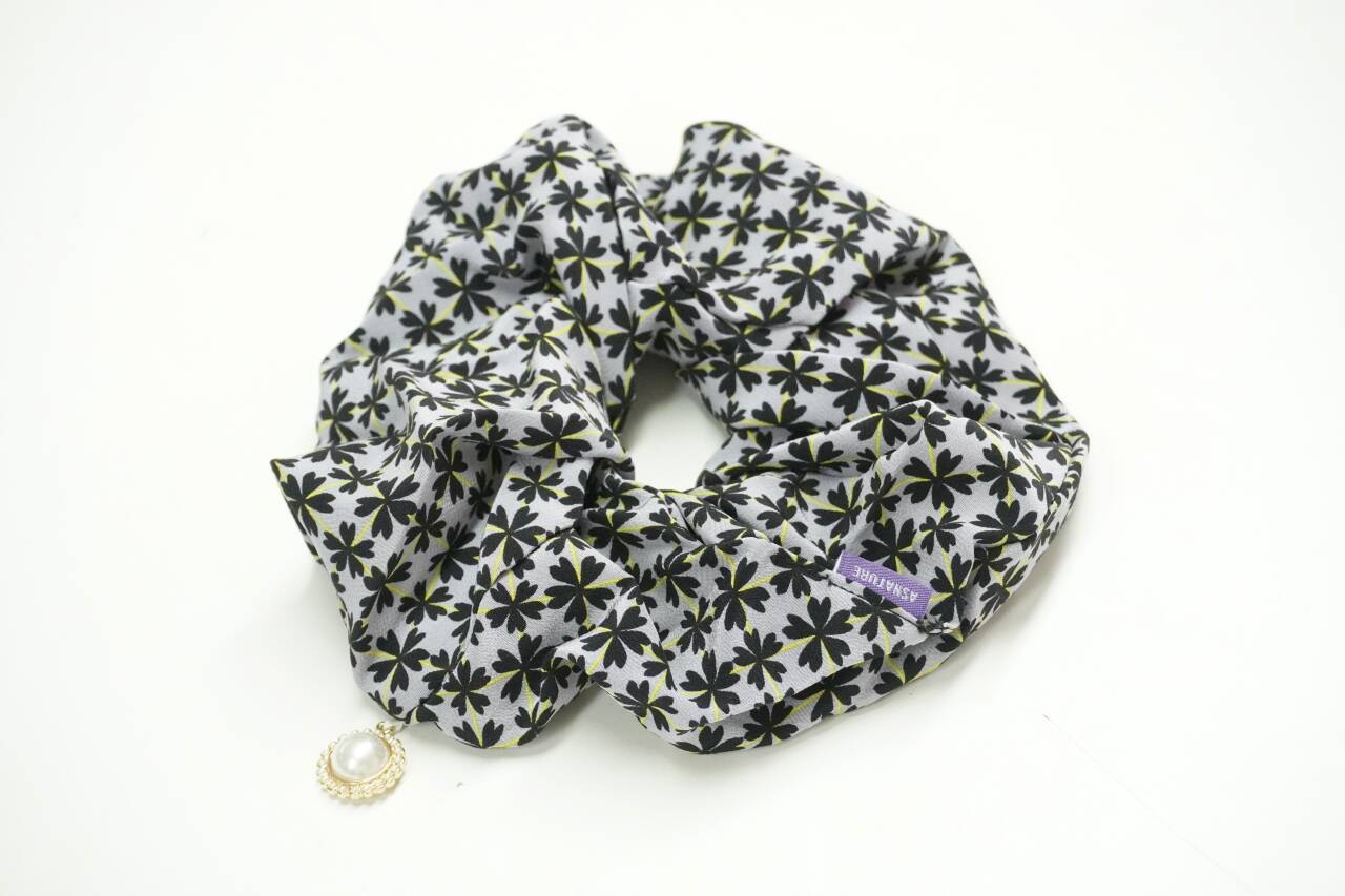 ASNATURE Light and simple with soft silk satin plate hair tie hair ponytail rope leather band woman