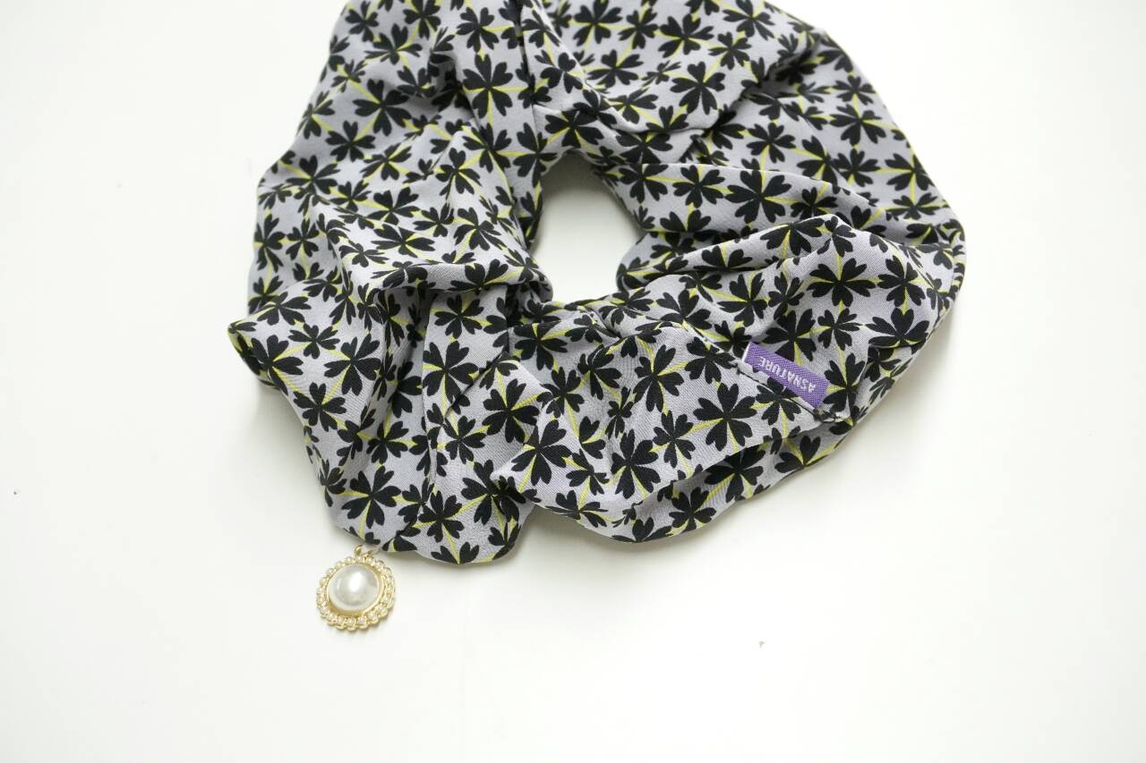 ASNATURE Light and simple with soft silk satin plate hair tie hair ponytail rope leather band woman