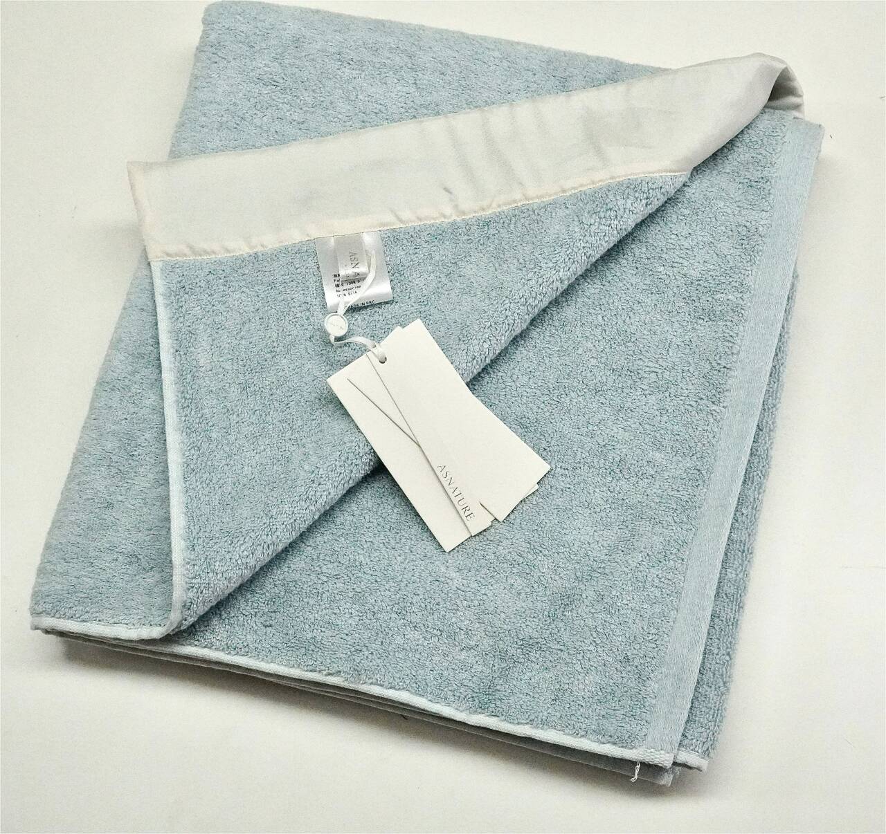 ASNATURE Thickened bath towel with silk edge