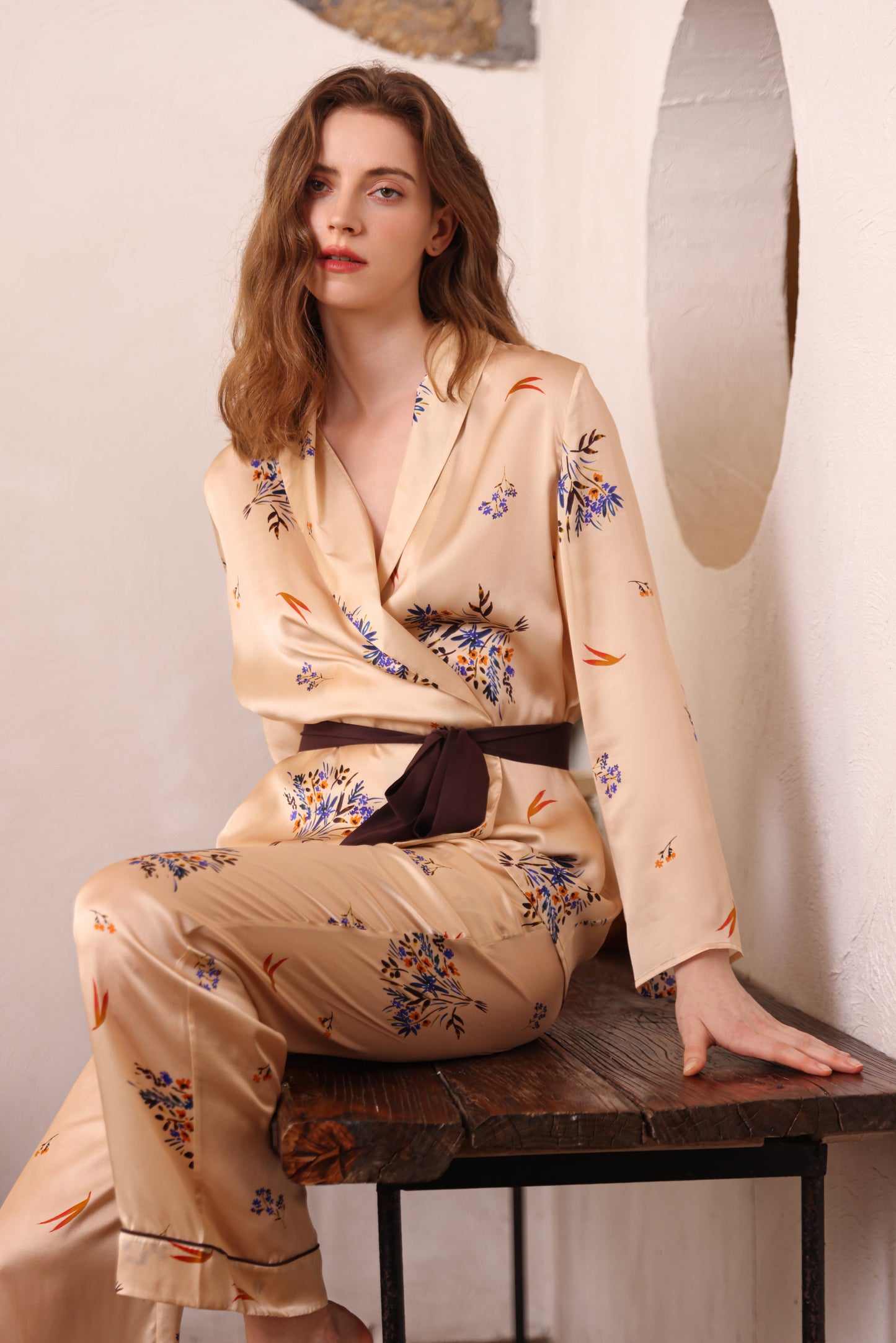 Asnature Mulberry Silk Sleepwear