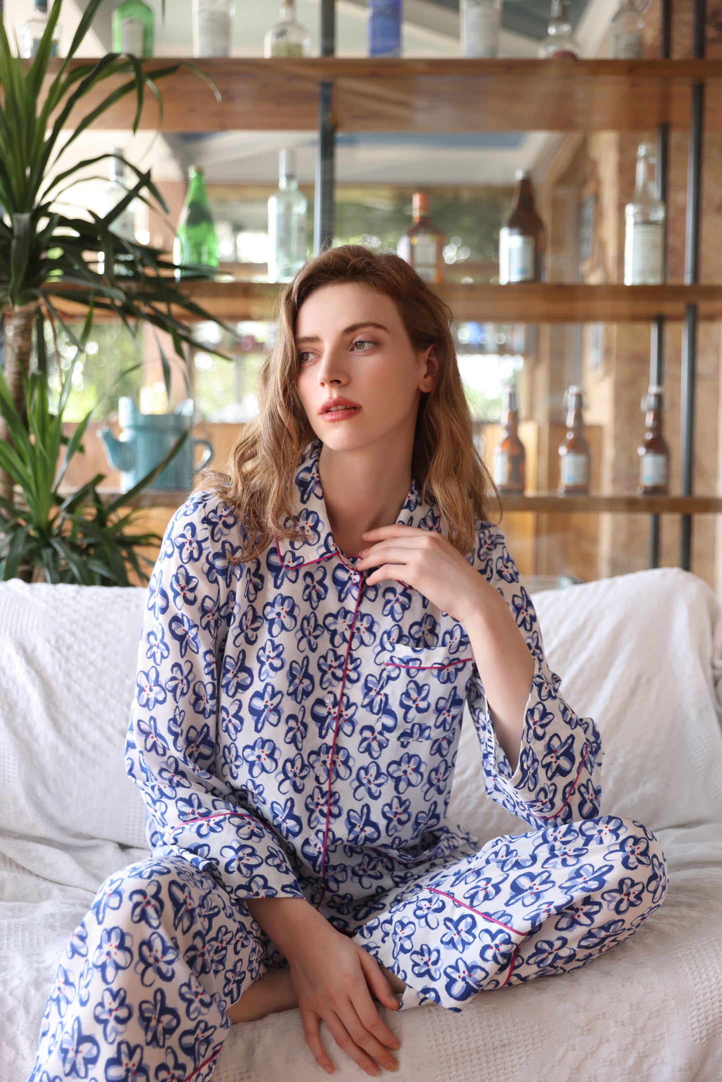 Asnature  Real silk shirt top