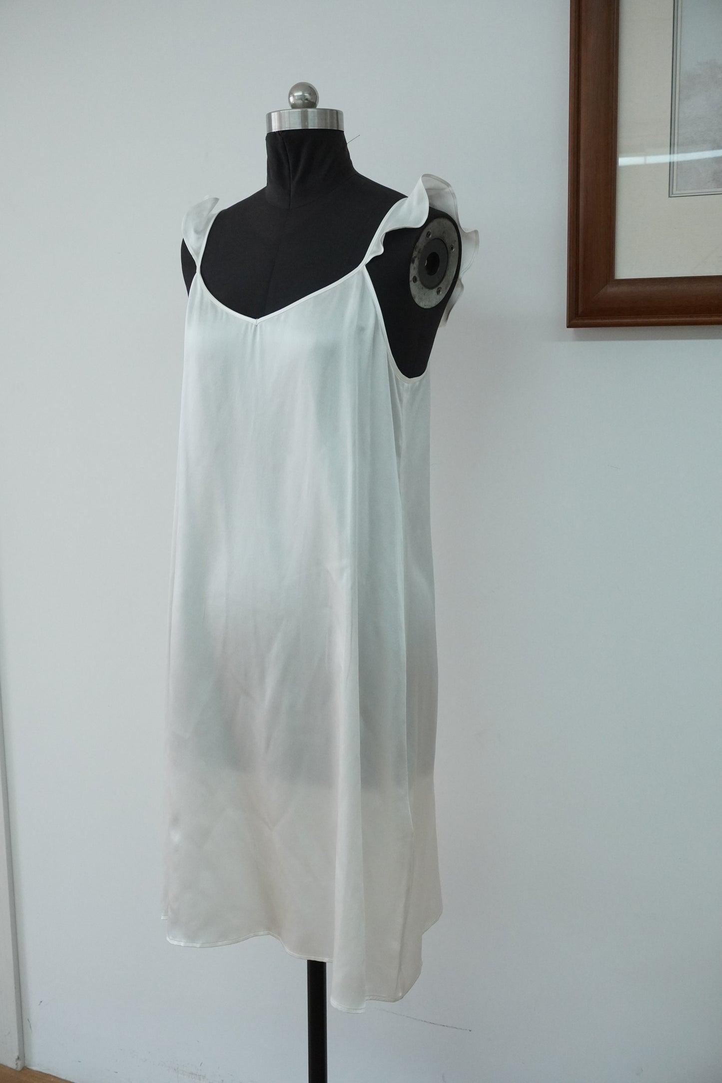 ASNATURE Women's printed 100%suspended real silk home service can be worn outside