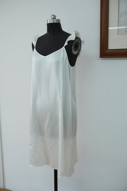 ASNATURE Women's printed 100%suspended real silk home service can be worn outside